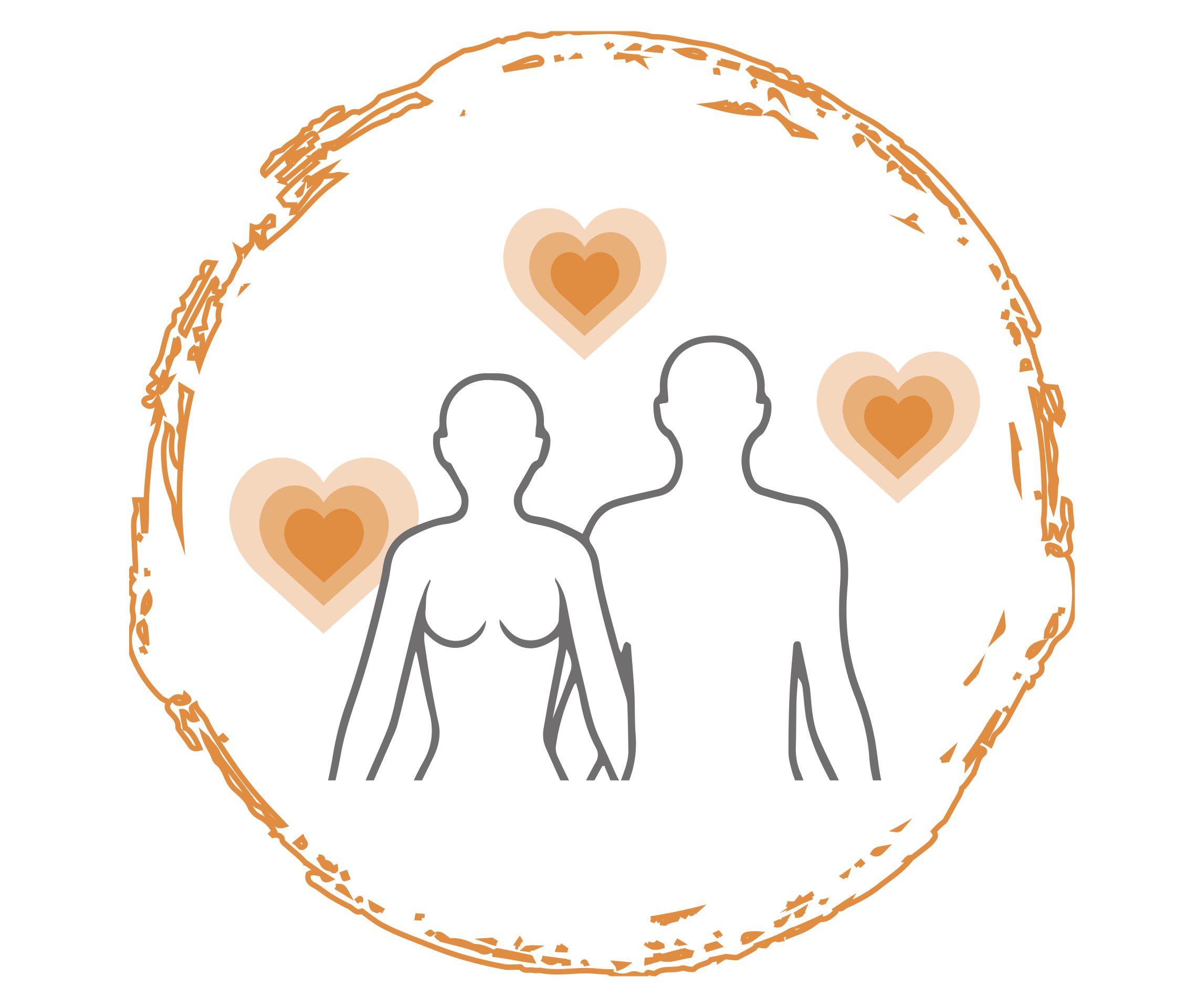 Glückliche Partnerschaft mit Psoriasis