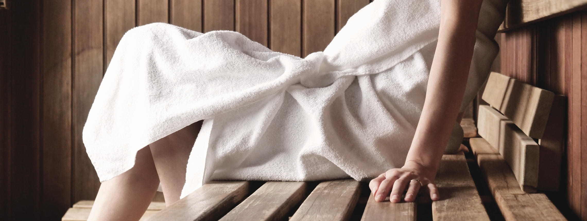 Sauna mit Schuppenflechte