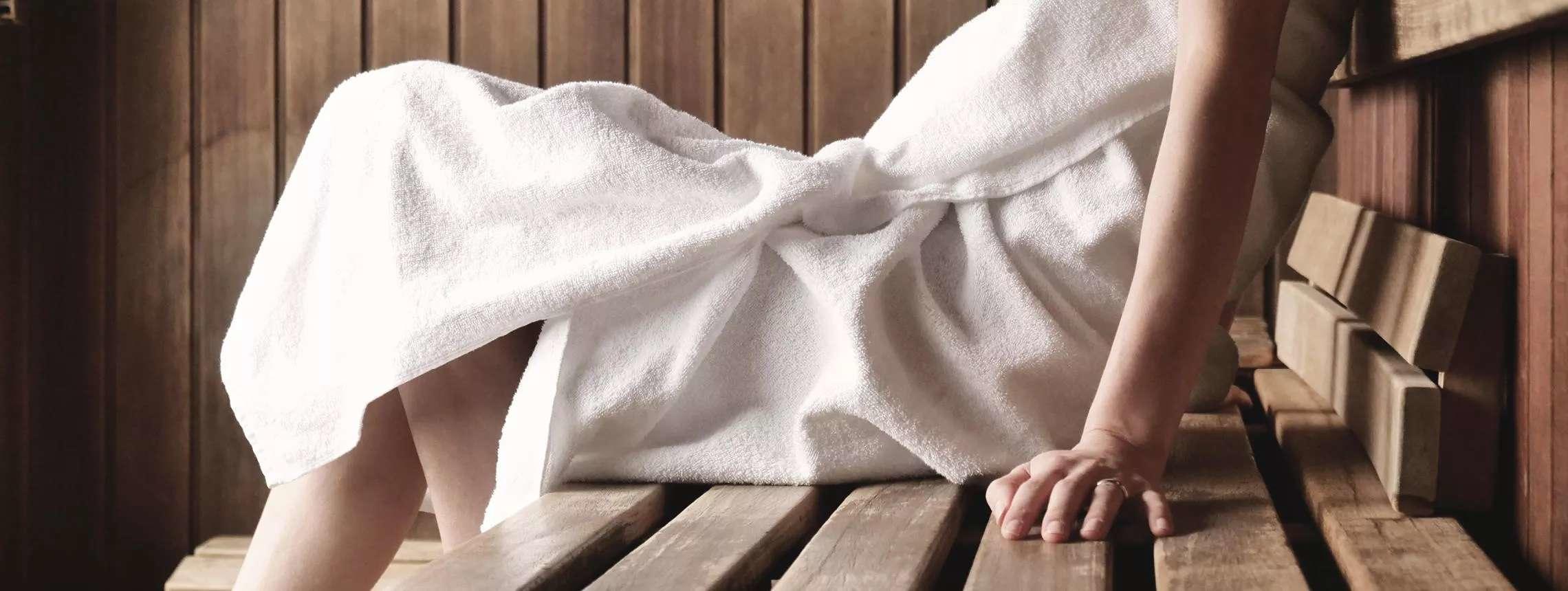 Sauna mit Schuppenflechte
