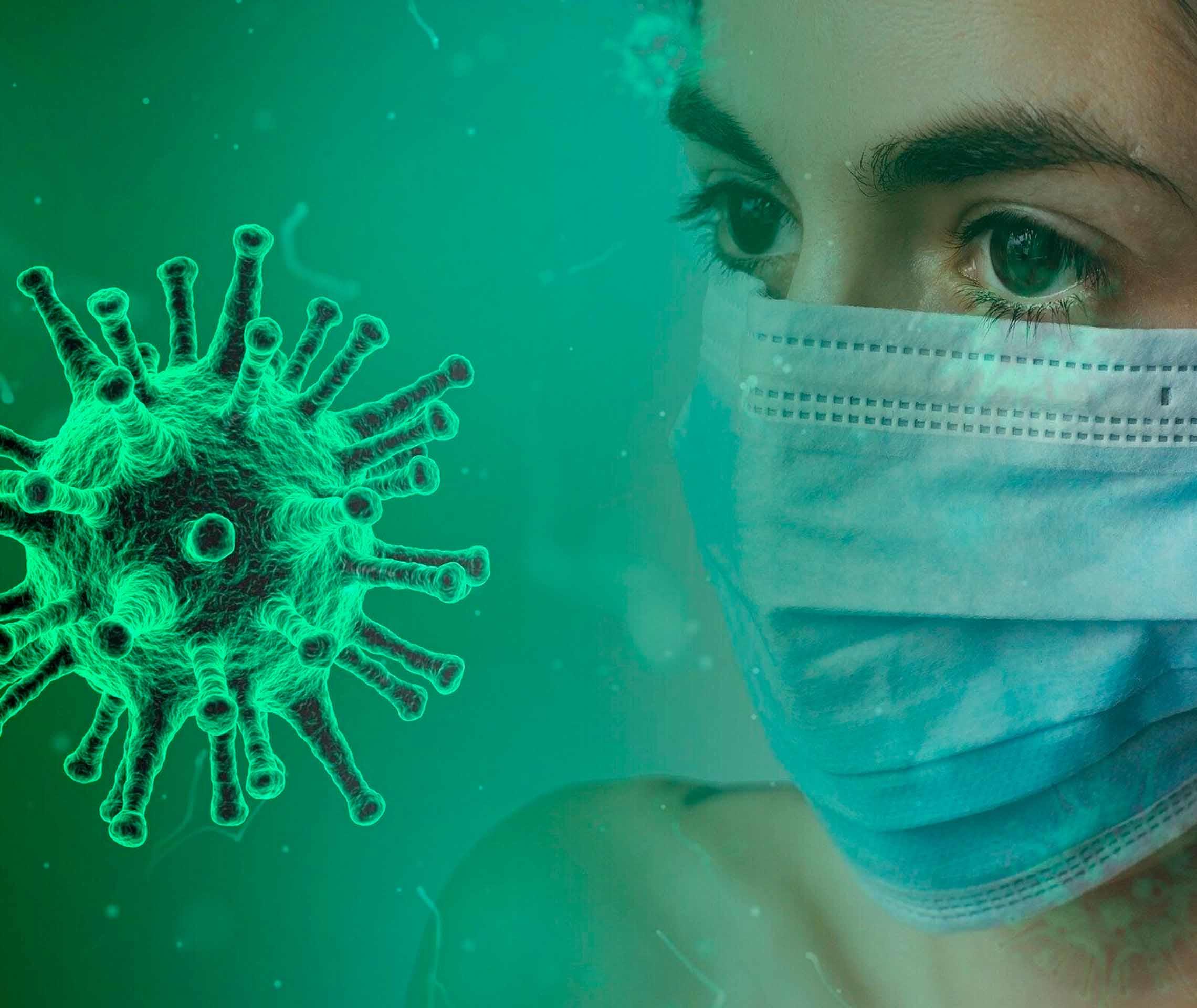 Psoriasis und Coronavirus - Schutzmaske